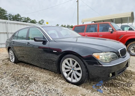2007 BMW 750 z USA, uszkodzony, nr VIN WBAHN83527DT77195